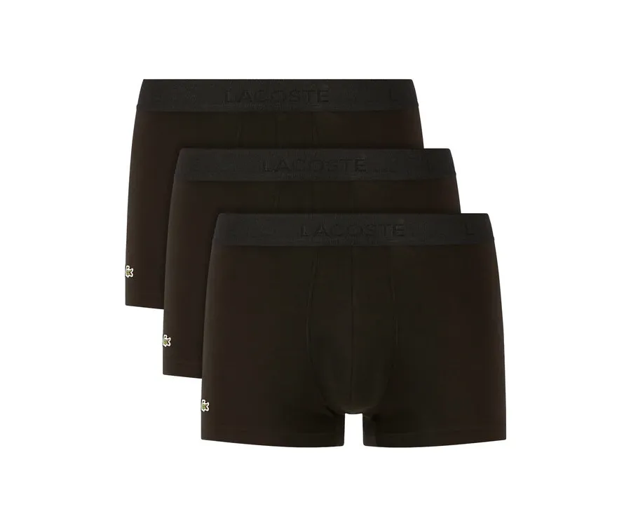 obrazek 1 Lacoste Komplet 3 par bokserek 5H3407 Czarny