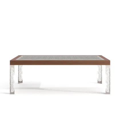 Picture Original rectangular dining table made of walnut wood