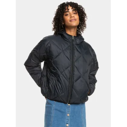 Zdjęcie Roxy Kurtka przejściowa Wind Swept Hood Jckt ERJJK03571 Szary Regular Fit