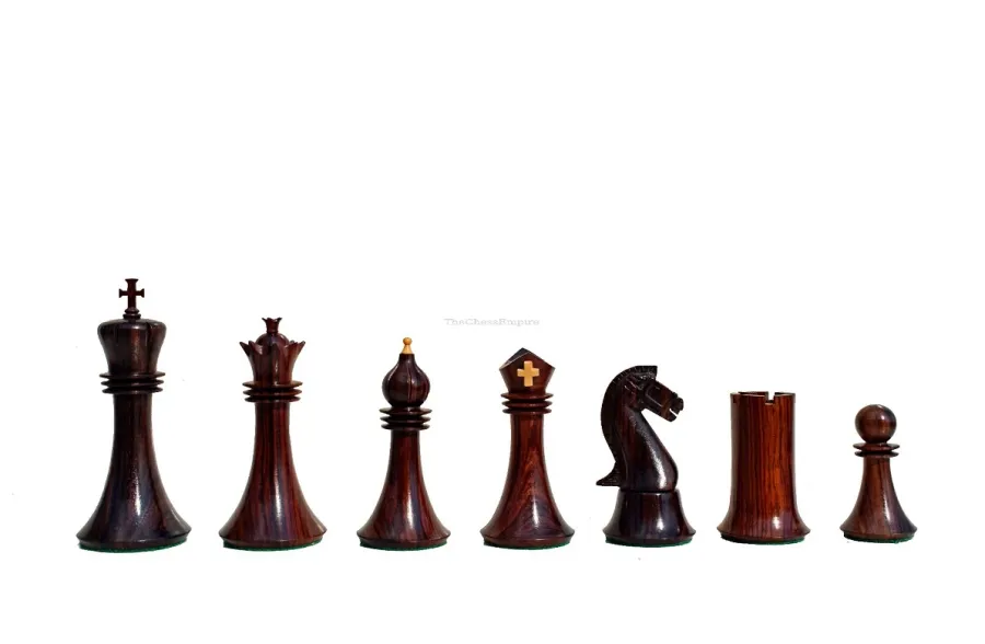 obrazek 4 Wyjątkowy zestaw pionów Capablanca do królewskiej gry - The Chess Empire