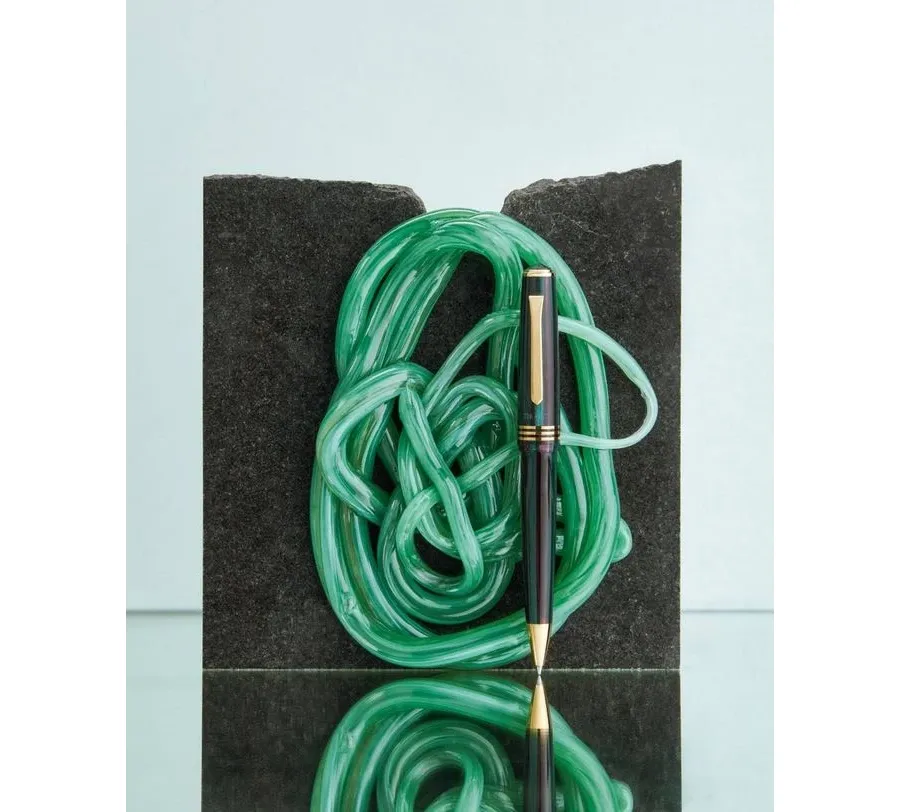obrazek 2 Wyjątkowy Długopis Tibaldi N60 Zazou Green, 18ct gold na upominek