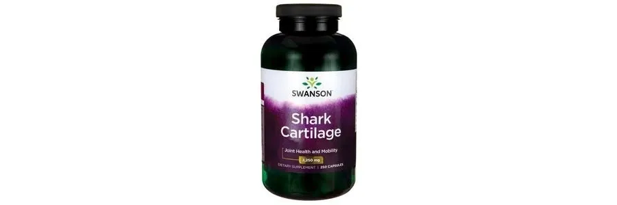 obrazek 1 Swanson Shark Cartilage Chrząstka Rekina 750 mg Kapsułki
