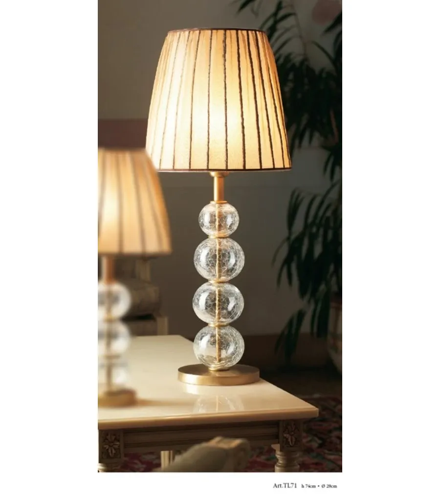 obrazek 1 Luksusowa duża lampa z kulkami ze stożkowym kloszem - Il Paralume Marina