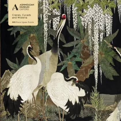 Zdjęcie Puzzle dla dorosłych Ashmolean: żurawie, sagowce i glicynia - Flame Tree Publishing