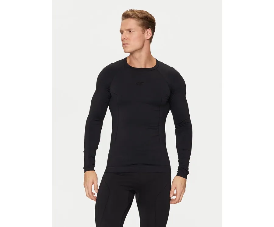 obrazek 1 4F Bielizna termoaktywna górna 4FWAW24USEAM172 Czarny Slim Fit