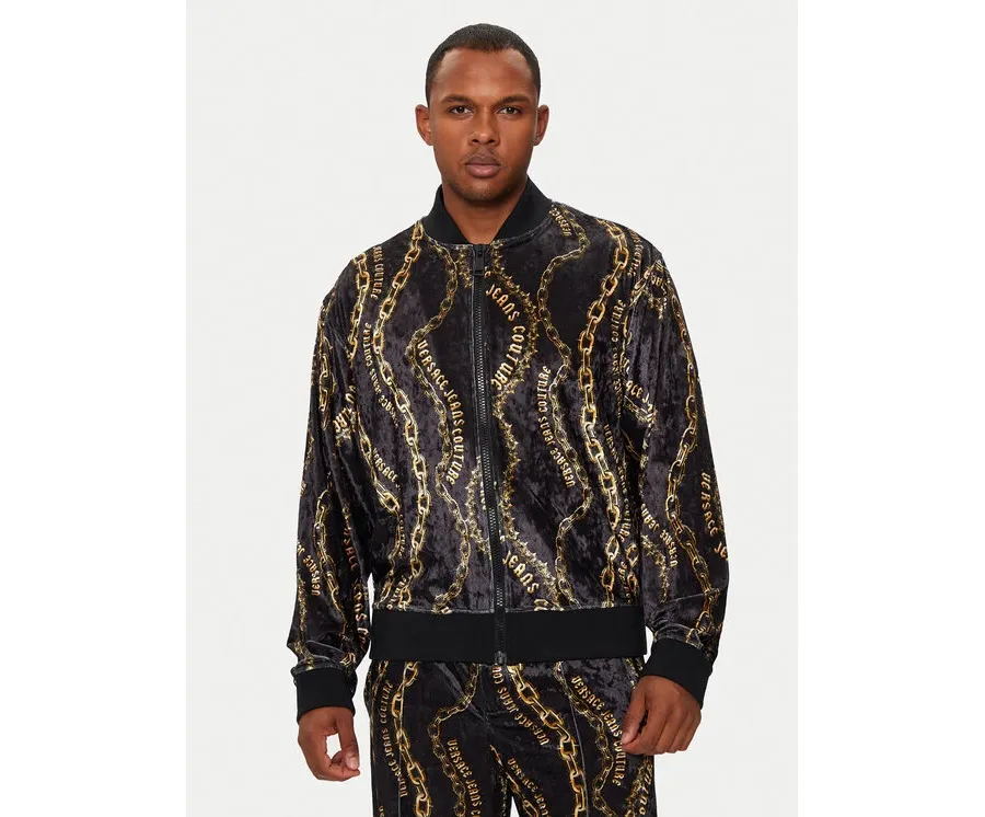 obrazek 1 Versace Jeans Couture Bluza 77GAI300 JS367 Czarny Regular Fit
