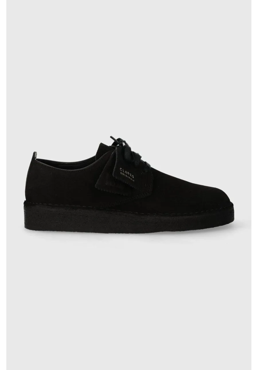 obrazek 1 Clarks Originals półbuty zamszowe Coal London męskie kolor czarny 26171744