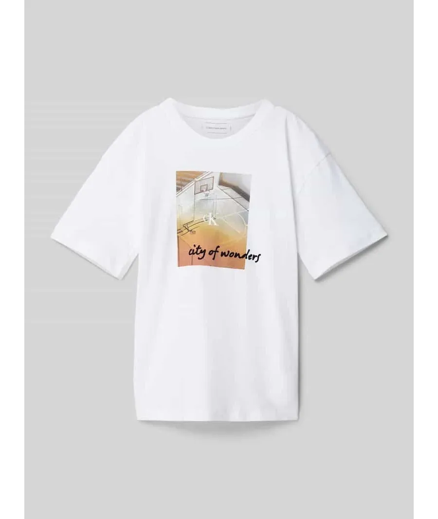 obrazek 1 T-shirt o kroju relaxed fit z nadrukiem z motywem model ‘CITY SCENE’