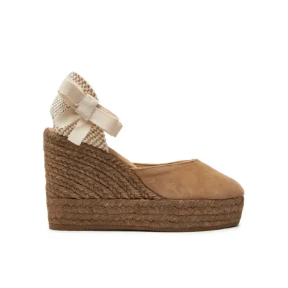 Zdjęcie Manebi Espadryle Hamptons Wedge Espadrilles W 1.6 WV Brązowy