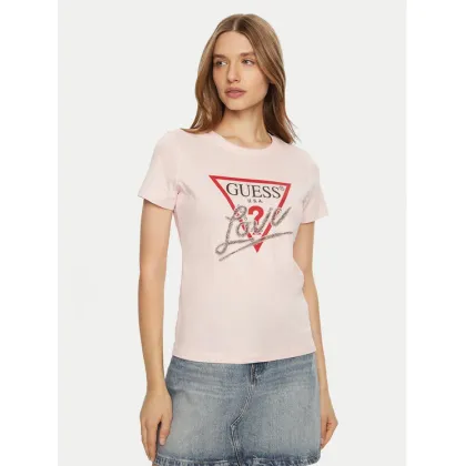 Zdjęcie Guess T-Shirt W5RI10 I3Z14 Różowy Regular Fit