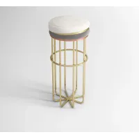 Picture White and light gray exclusive bar stool for a stylish interior - Muranti