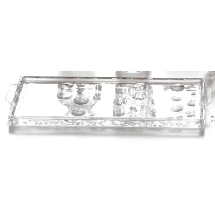 Zdjęcie Piękna taca z włoskiego ręcznie szlifowanego kryształu - Il Paralume Marina