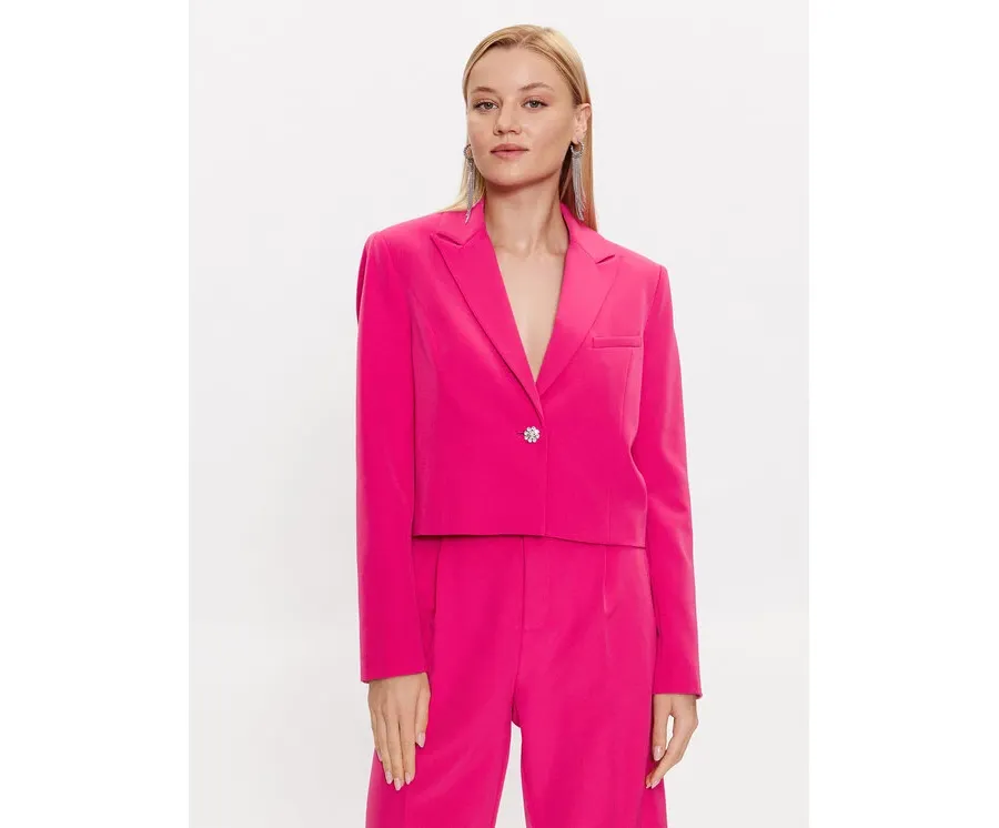 obrazek 1 Custommade Marynarka Fleur 999425864 Różowy Regular Fit