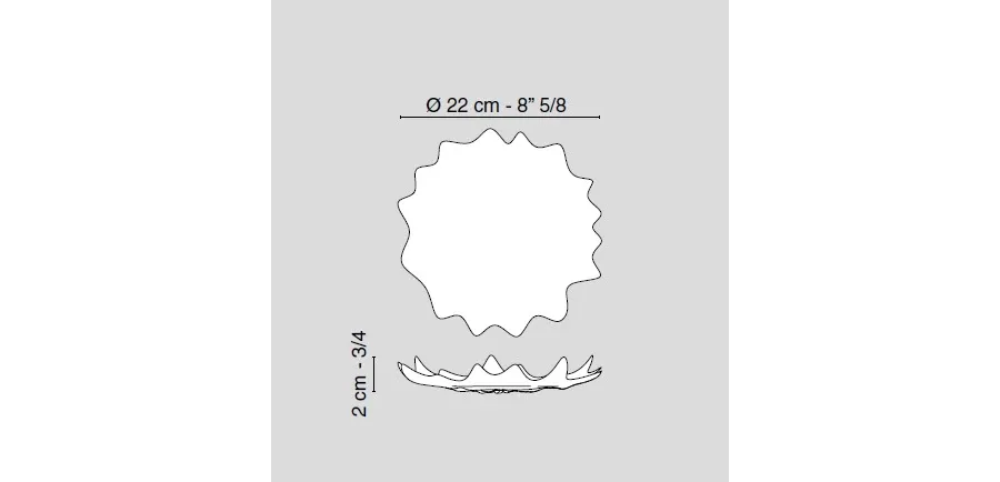 picture 3 Luxury small plate in a pearl shape by VG brand