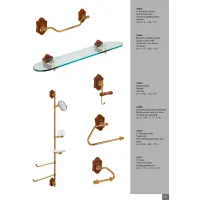 Zdjęcie Włoskie akcesoria i przybory łazienkowe - wykończenie ceramika, drewno, metal, szkło