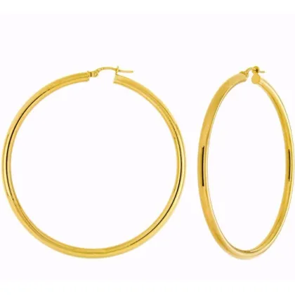 Zdjęcie Stylowe kobiece kolczyki prosto z włoch 50 mm