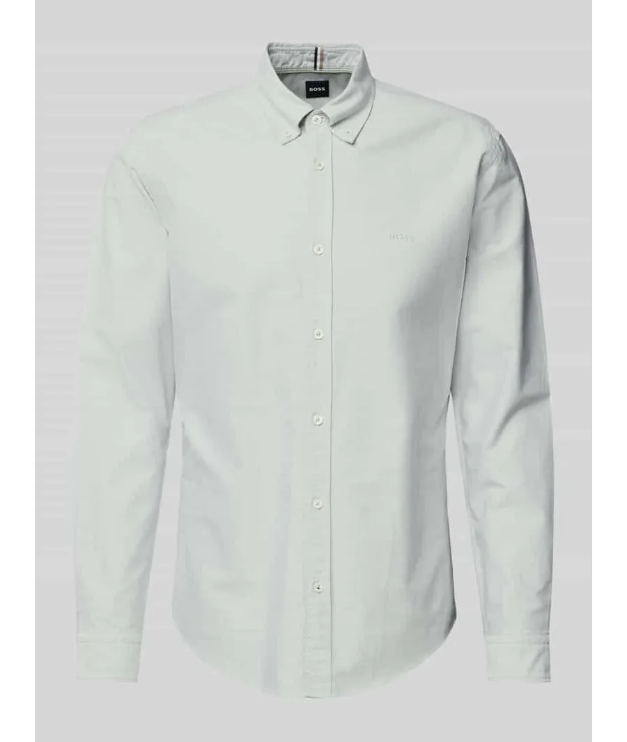 obrazek 1 Koszula casualowa o kroju regular fit z kołnierzykiem typu button down model ‘Roan’