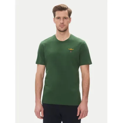 Zdjęcie Aeronautica Militare T-Shirt 251TS1580J372 Zielony Regular Fit