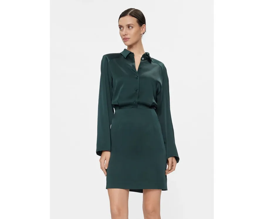 obrazek 1 IVY OAK Sukienka koszulowa Naya IO1123F7588 Zielony Regular Fit