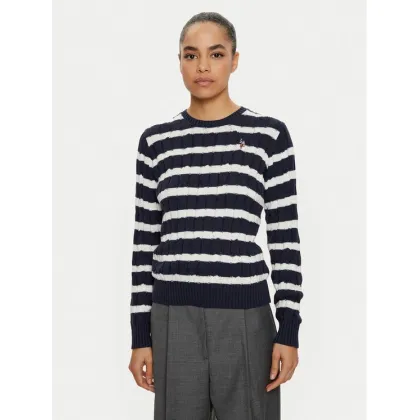 Zdjęcie U.S. Polo Assn. Sweter WUP0726 Granatowy Regular Fit