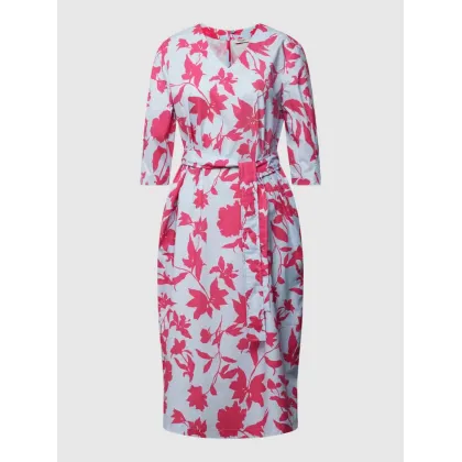 Zdjęcie Sukienka midi ze wzorem na całej powierzchni