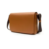 Picture Leather messenger bag