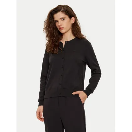 Zdjęcie Tommy Hilfiger Kardigan WW0WW42370 Czarny Regular Fit