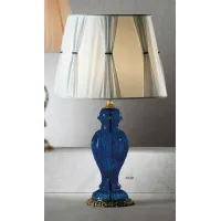 Zdjęcie Lampa stołowa z kryształem florenckim „imbir blu” - Il Paralume Marina