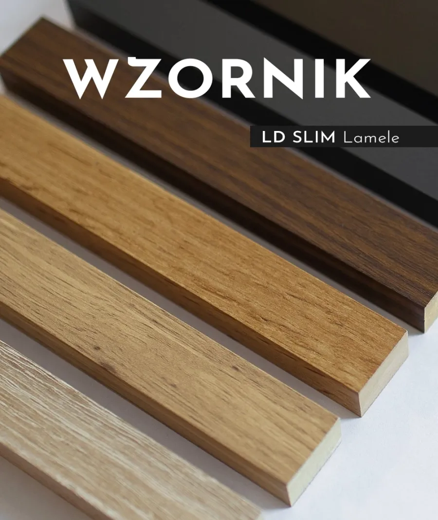 obrazek 1 Wzornik LD - Lamele Slim / Panel na filcu