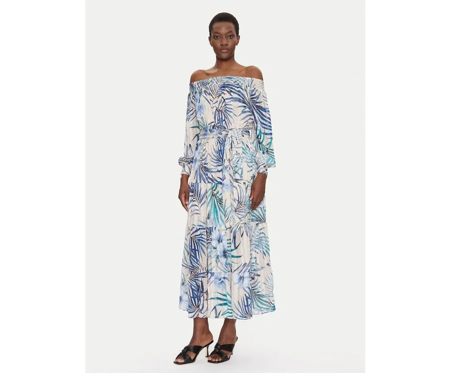 obrazek 1 Guess Sukienka letnia W5GT16 WH9Z2 Niebieski Regular Fit