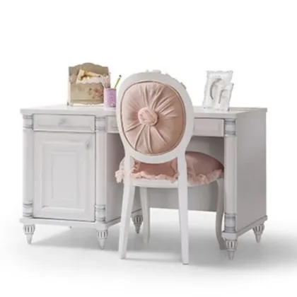 Zdjęcie Młodzieżowe biurko z ozdobnymi ornamentami - Cilek