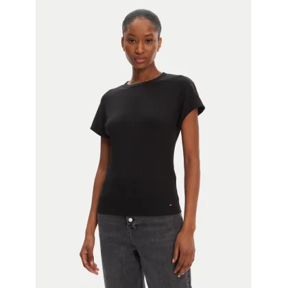 Zdjęcie Tommy Hilfiger T-Shirt WW0WW45731 Czarny Slim Fit