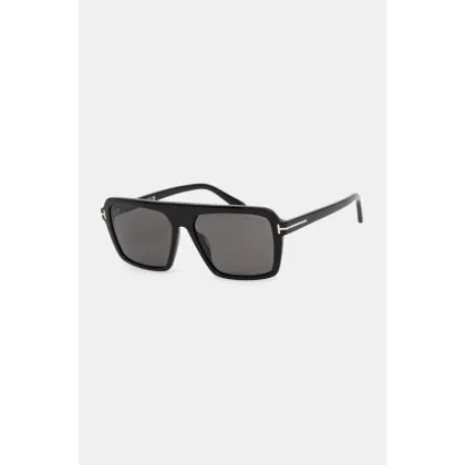 Zdjęcie Tom Ford okulary przeciwsłoneczne męskie kolor czarny FT1176_5601A