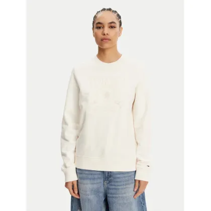 Zdjęcie Tommy Jeans Bluza Tonal Crest DW0DW20637 Biały Regular Fit