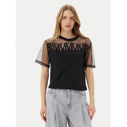 Zdjęcie Armani Exchange T-Shirt XW000516 AF10359 UC001 Czarny Cropped Fit