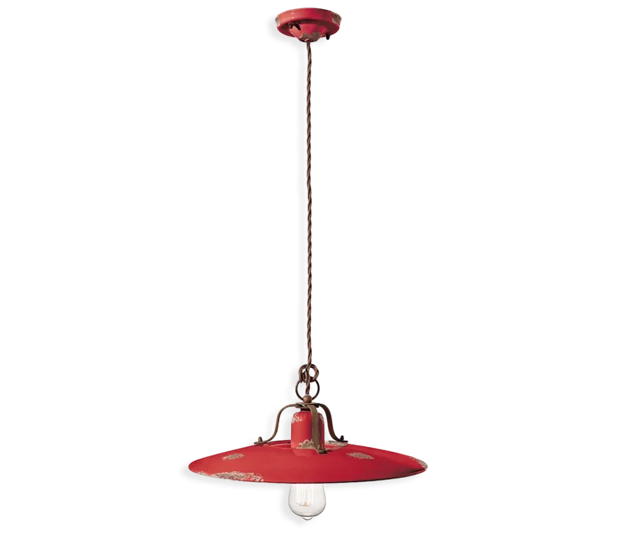 obrazek 6 Elegancka włoska lampa wisząca retro