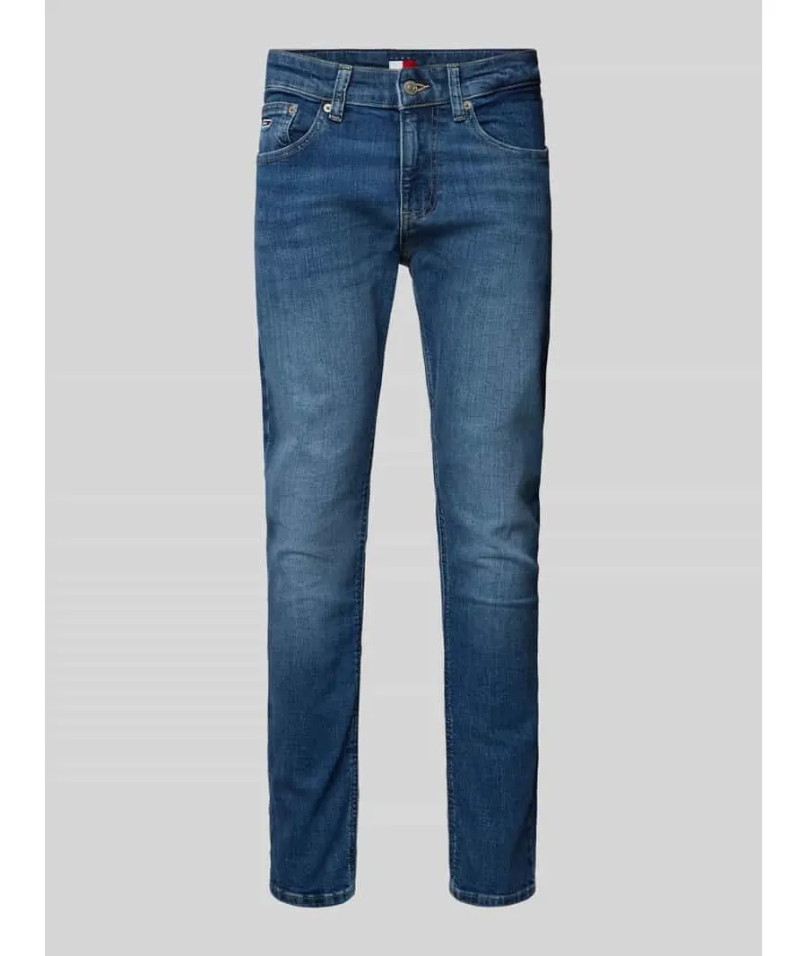 obrazek 1 Tommy Jeans Jeansy Austin DM0DM21053 Niebieski Slim Tapered Fit