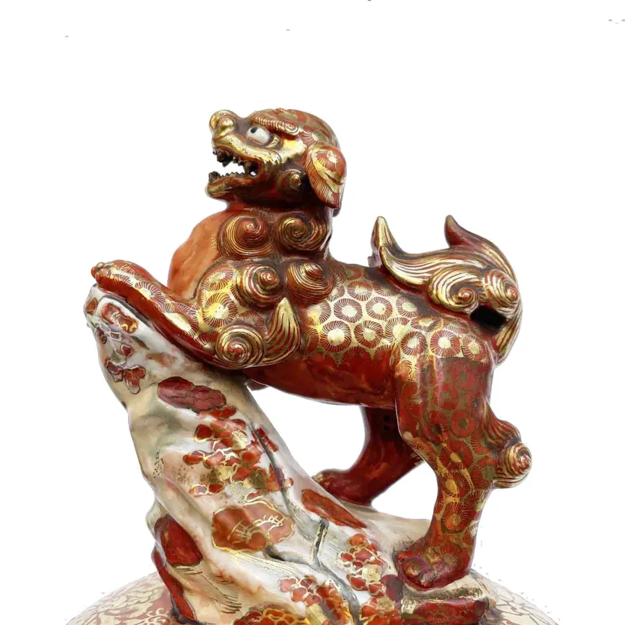 obrazek 5 Duży wazon porcelanowy Kutani Okres Meiji Koniec XIX wieku