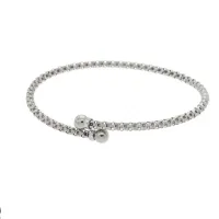 Picture Stylish stiff bracelet with shiny balls