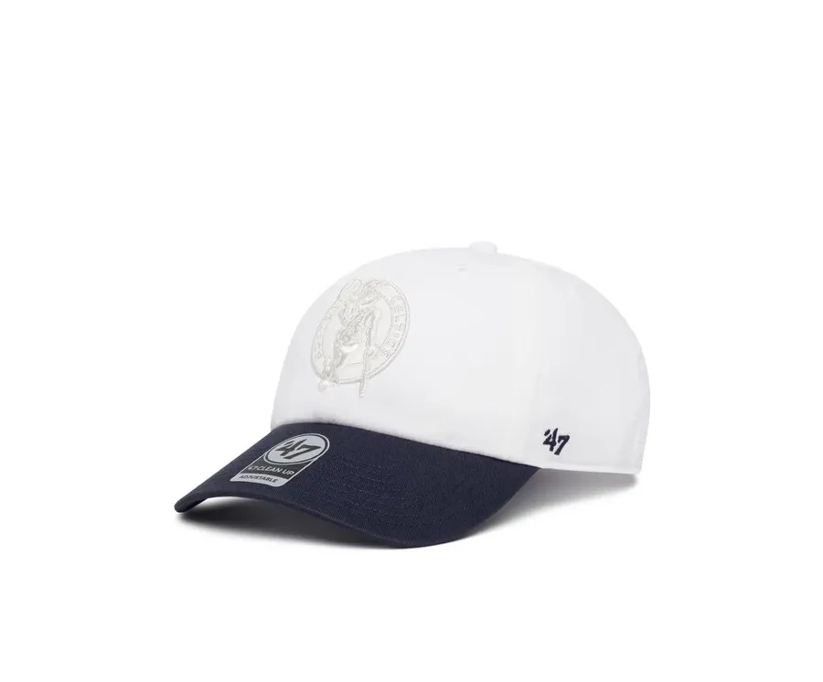 obrazek 1 47 Brand Czapka z daszkiem Boston Celtics Tommy Hilfiger Courtside '47 Clean Up THCCU172GWL Biały