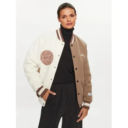 Zdjęcie Mercer Amsterdam Kurtka bomber Unisex The All Out Varsity MEAP231007 Beżowy Regular Fit
