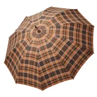 Zdjęcie Długi parasol męski z drewnianym uchwytem