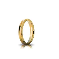 Picture Wedding ring with a crown made of yellow gold, 4 mm wide