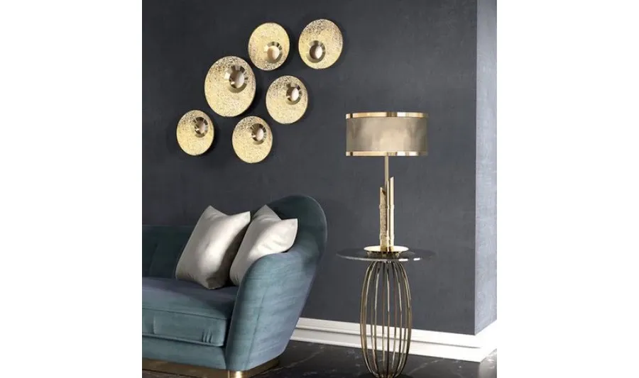 obrazek 4 Ekskluzywna lampa na stolik - h. 62 cm, ø 40 cm