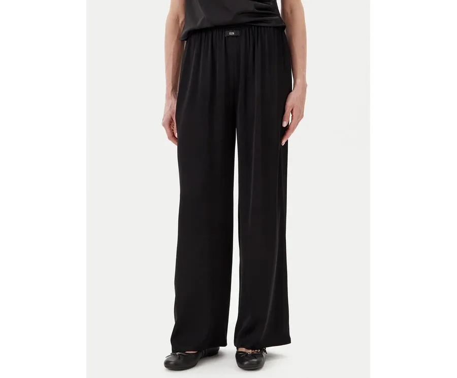 obrazek 1 Eleh Spodnie palazzo ESS250049 Czarny Regular Fit