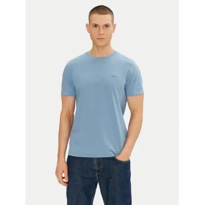 Zdjęcie Moose Knuckles T-Shirt Duluth M15MT759 Niebieski Regular Fit