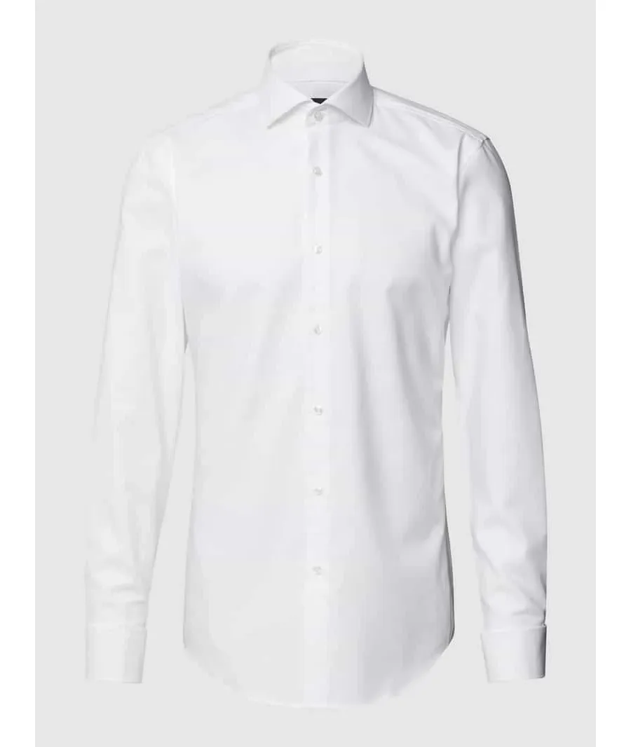 obrazek 1 Koszula biznesowa o kroju slim fit z diagonalu