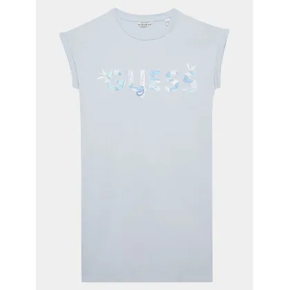 Zdjęcie Guess Sukienka codzienna J4GK14 KAE23 Błękitny Regular Fit