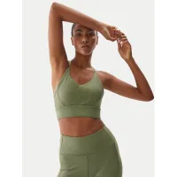 Zdjęcie 4F Biustonosz sportowy 4FWAW24USBAF138 Khaki