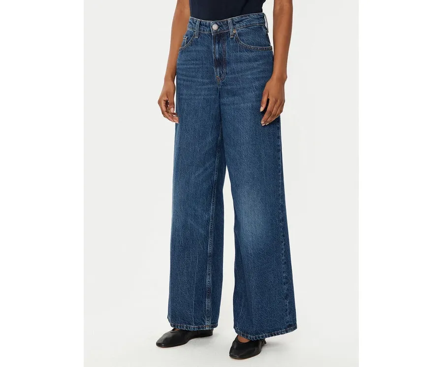 obrazek 1 Tommy Hilfiger Jeansy WW0WW43712 Granatowy Wide Leg